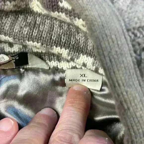 Bob Timley aka women’s sweater vest zipper and button closure pockets size XL - Picture 4 of 12